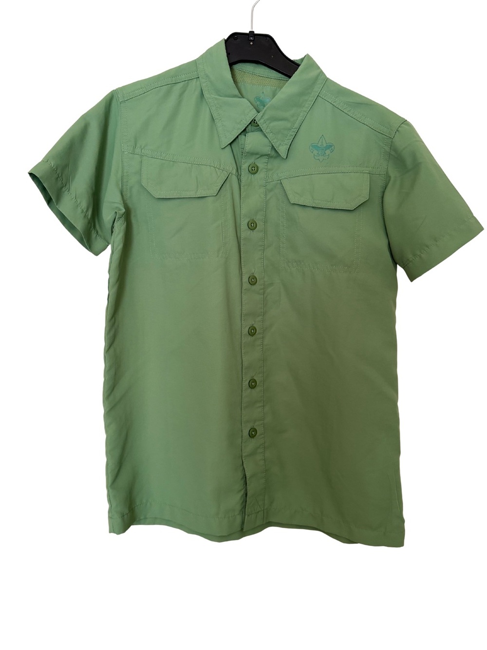 Y Large BSA Boy Scouts Breathable Moisture Wicking Short Sleeve Utility Shirt
